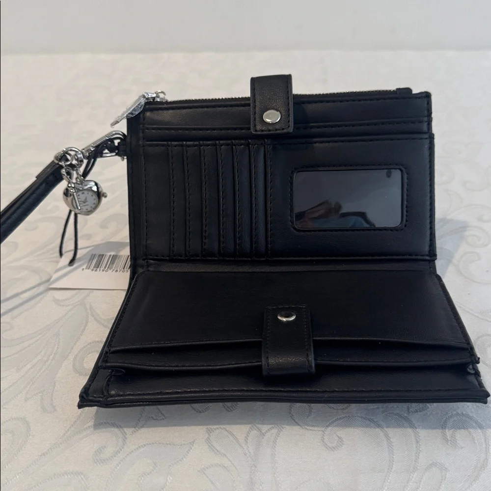 Steve Madden Black Wristlet Wallet